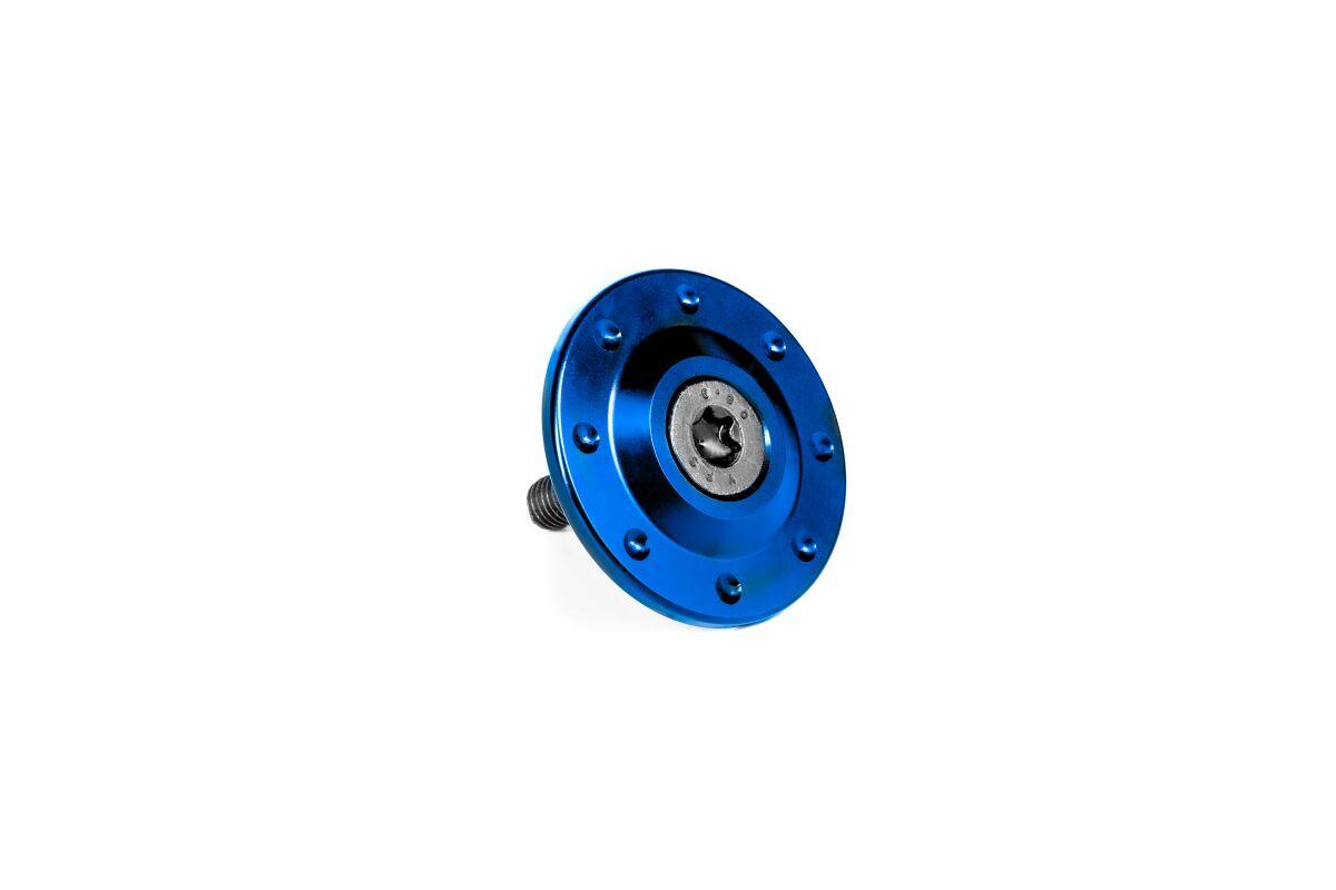 BL-15-KIT-BL - Gilles Exhaust Bracket Cover For BMW F 700 GS ABS 2013-2017 - Blue