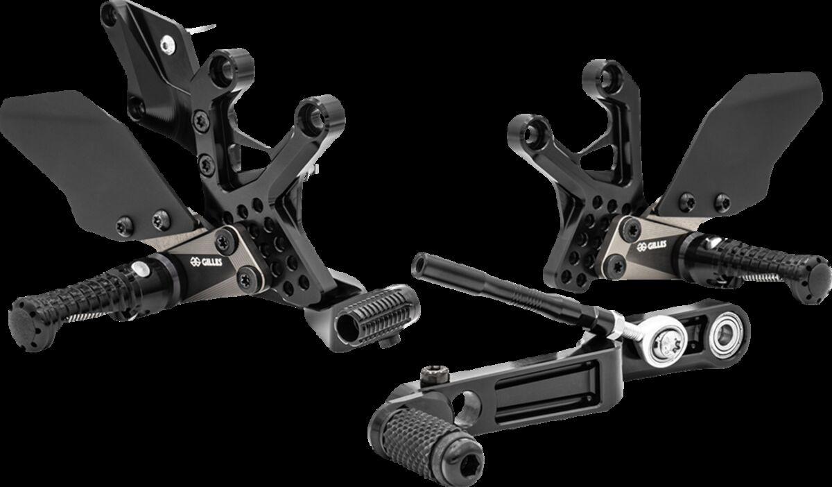 AS31GT3-S13-B - Gilles Adjustable Rearset For Suzuki GSX-8S 800 ABS 2023-2024 - Black