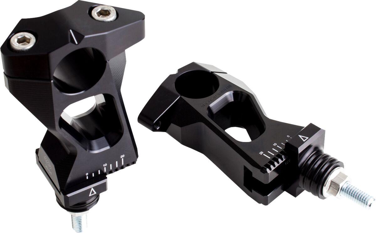 2DGT-04-17-B - Gilles 2D.GT Handlebar Risers For Yamaha MT-09 ABS 2021-2023 - Black