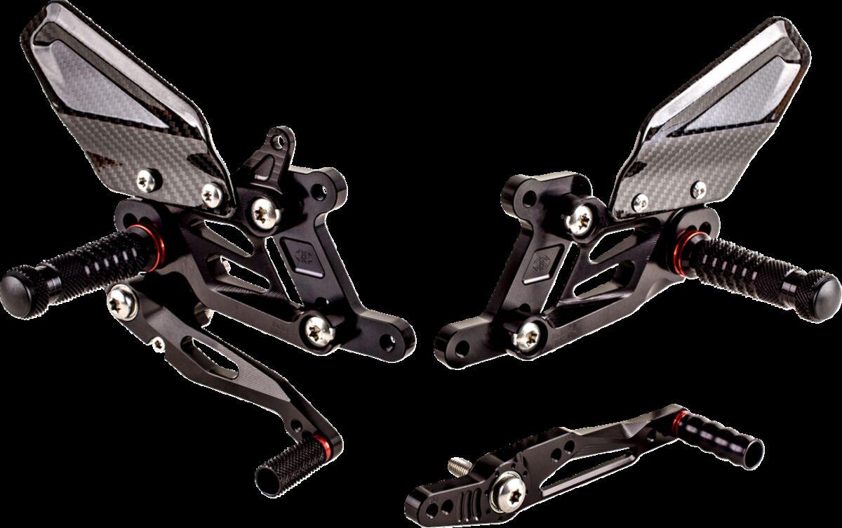 FXR-BM04-B - Gilles FXR Rearset For BMW S 1000 R ABS 2017-2020 - Black