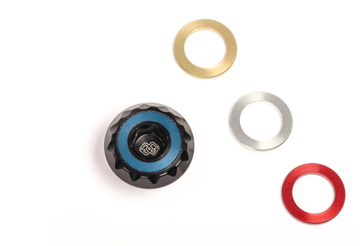 OFC-20-25 - Gilles Oil Filler Cap For Triumph Daytona 675 2006-2015 - Blue/Gold/Red/Silver