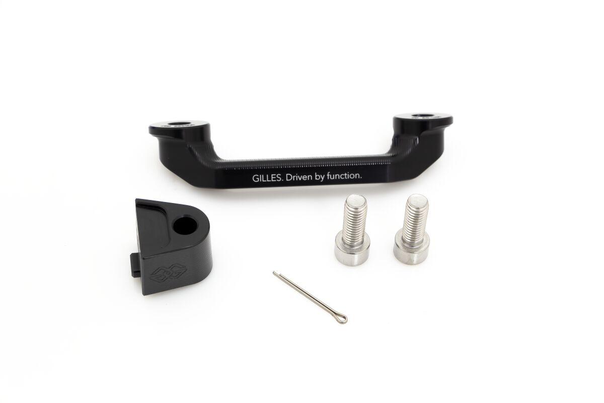 PPC-10-KIT-B - Gilles Passenger Footpeg Cover Kit For Honda CBR 1000 RR 2021-2023 - Black