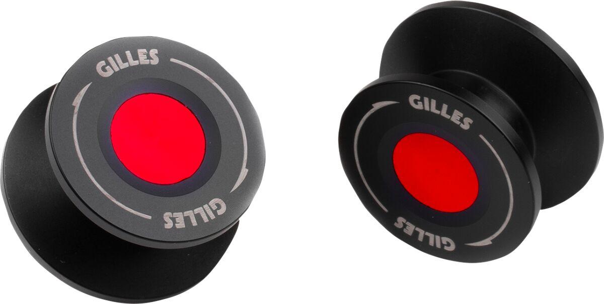 PSA2-M8-R - Gilles Spool For Honda CBR 1000 RR 2004-2023 Rear - Black/Red