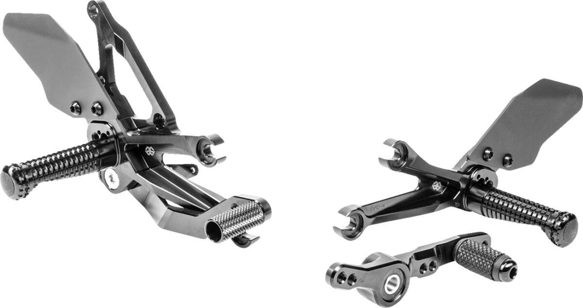 FXR-Y08-B - Gilles FXR Rearset For Yamaha YZF-R7 ABS 2022-2025 - Black