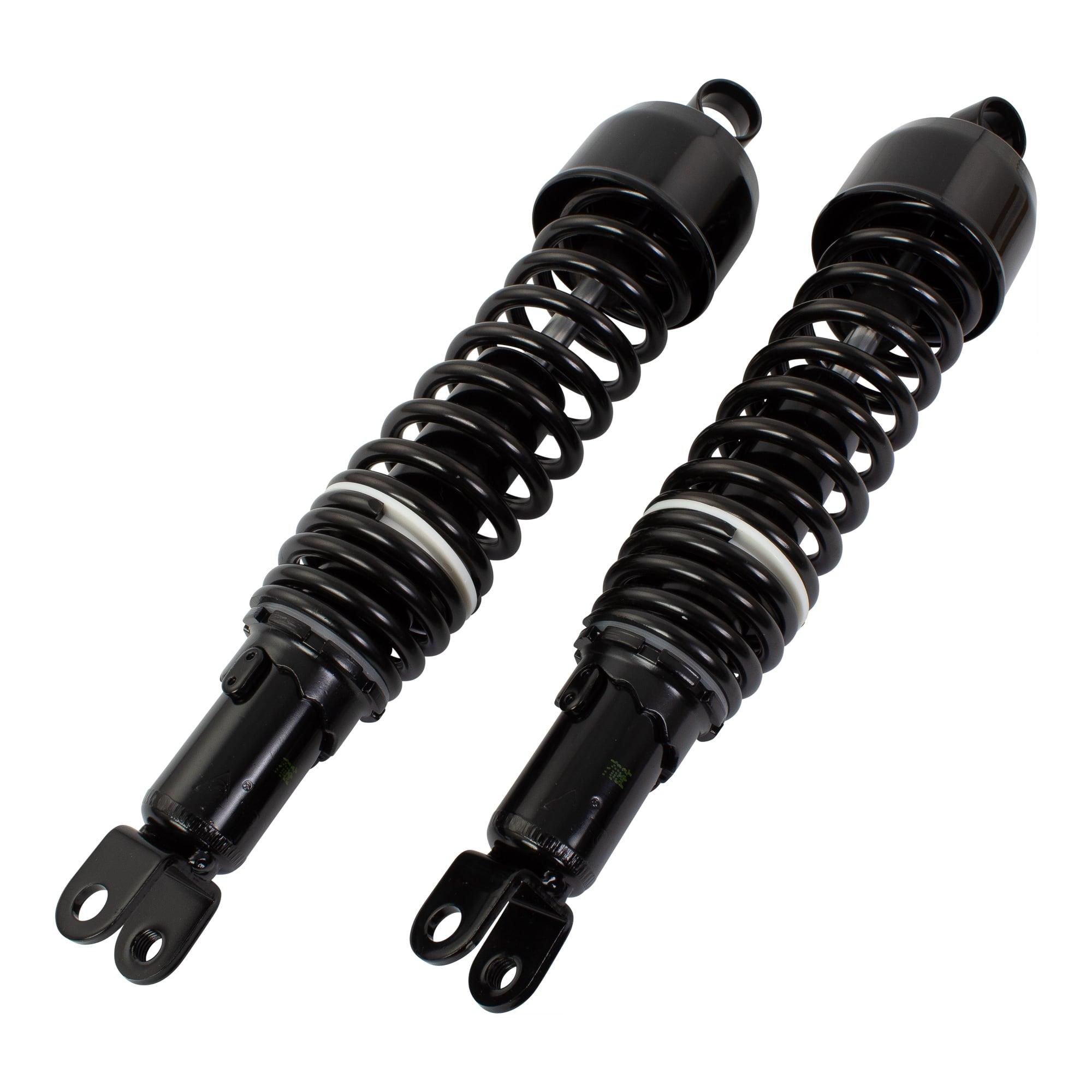 SHK04BLK - Bike It 365mm Eye To Fork Black Twin Shock Absorbers