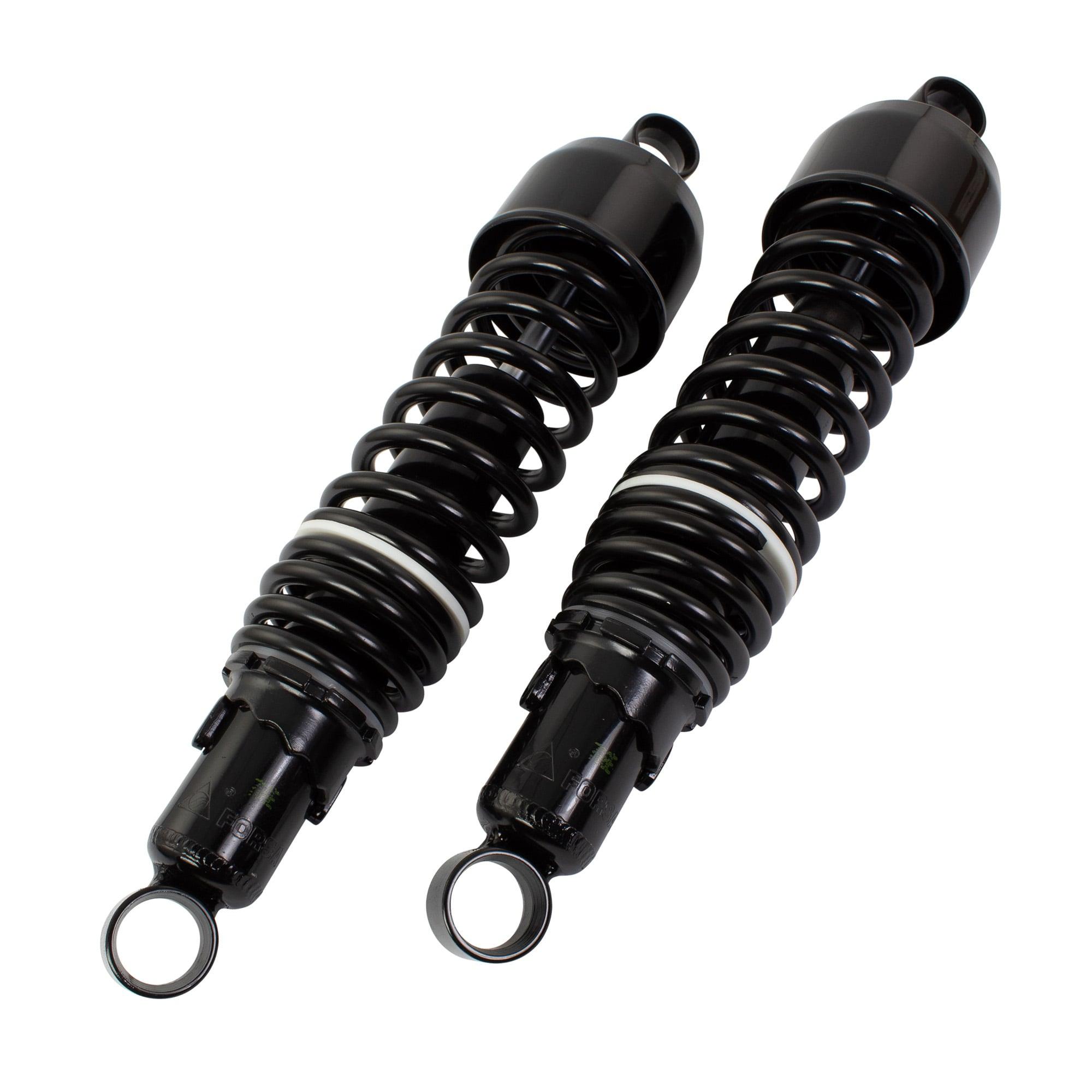 SHK07BLK - Bike It 325mm Eye To Eye Black Twin Shock Absorbers