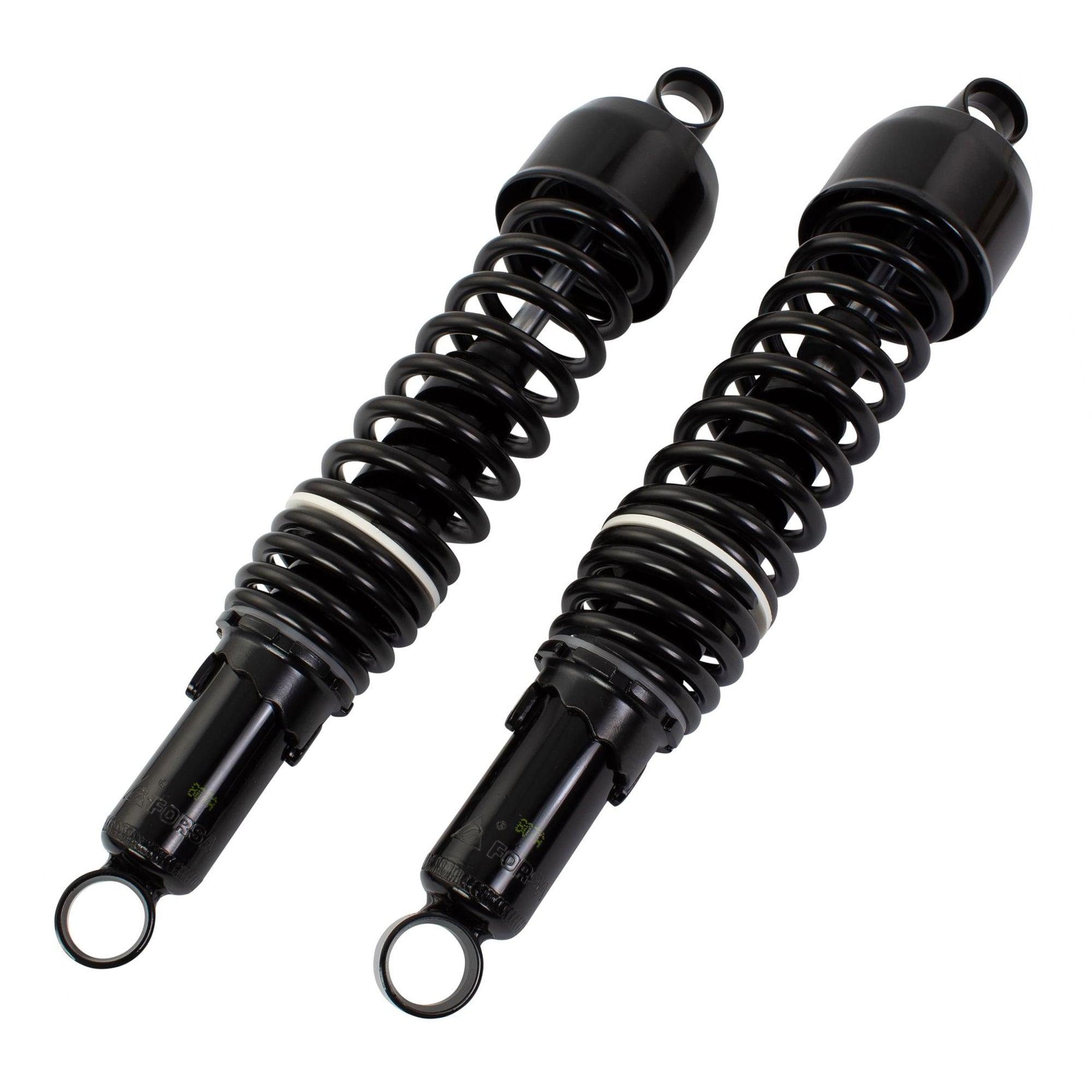SHK02BLK - Bike It 365mm Eye To Eye Black Twin Shock Absorbers