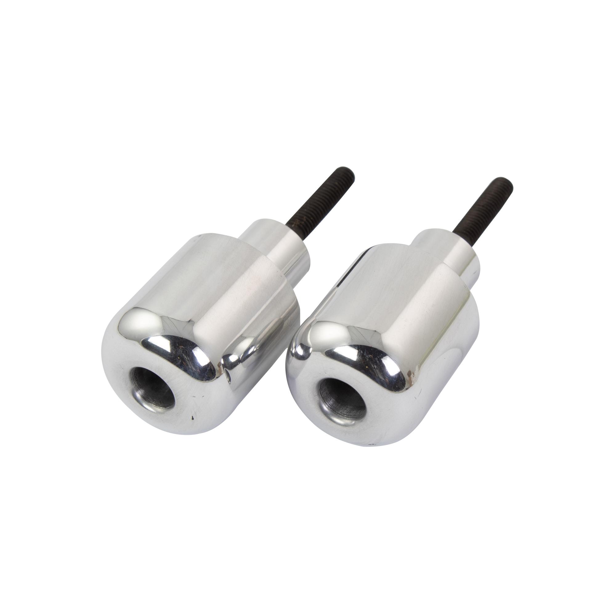 BEWSSVCH - Bike It Suzuki Stepped Type Chrome Bar End Weights