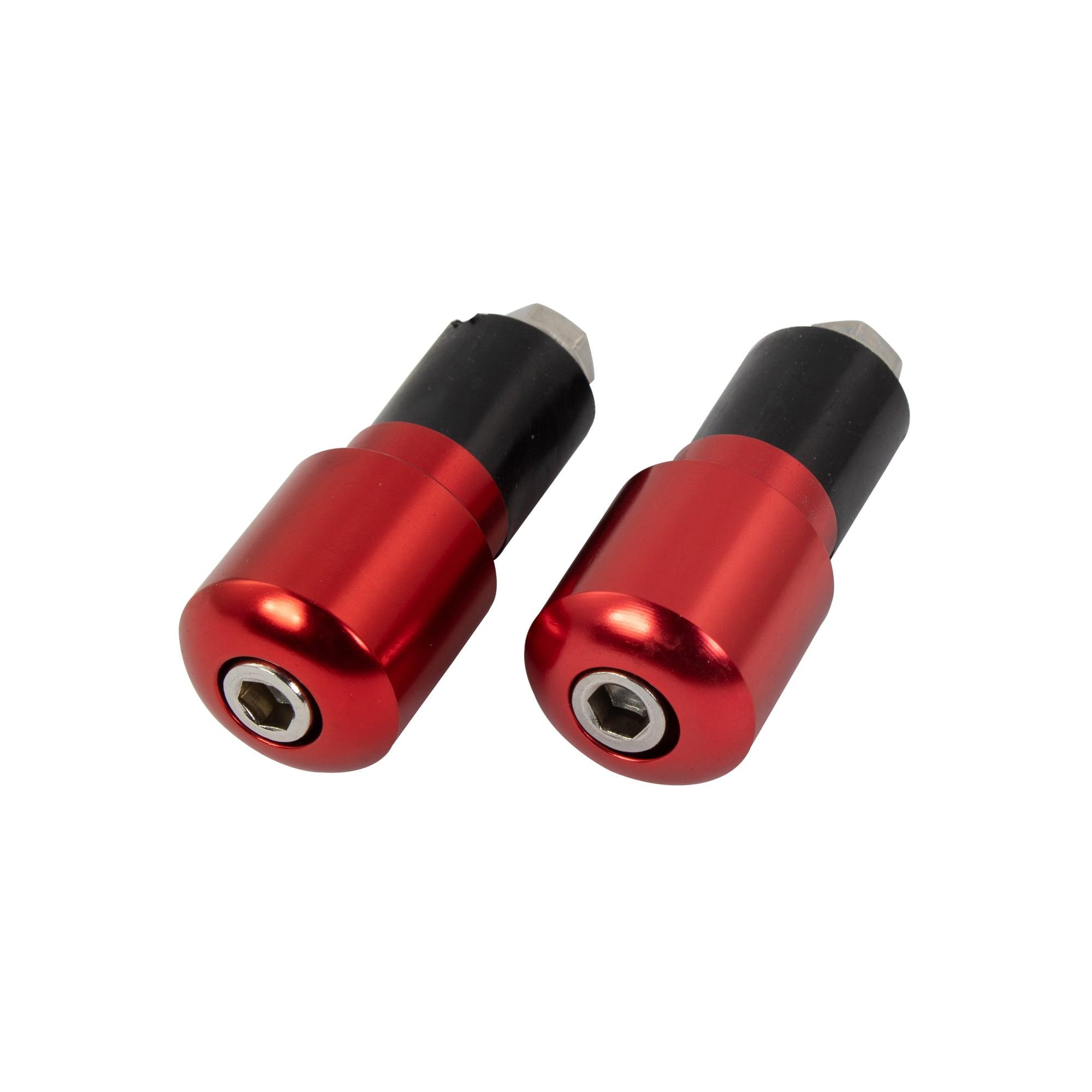 BEWSL22R - Bike It Red 18mm Slim Bar End Weights