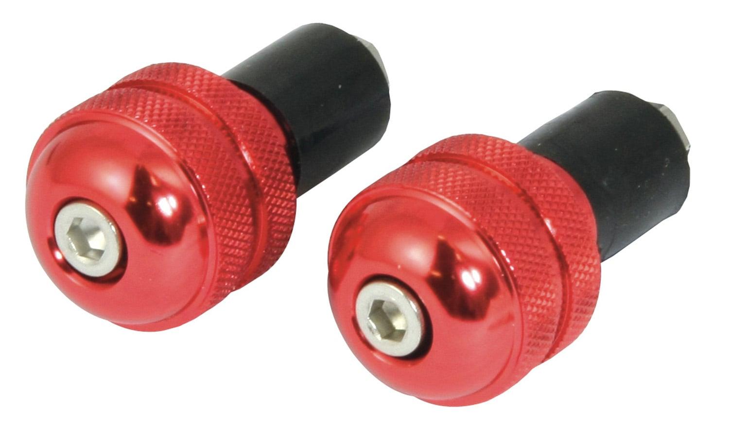 BEWRN13R - Bike It Red 13mm Round Bar End Weights