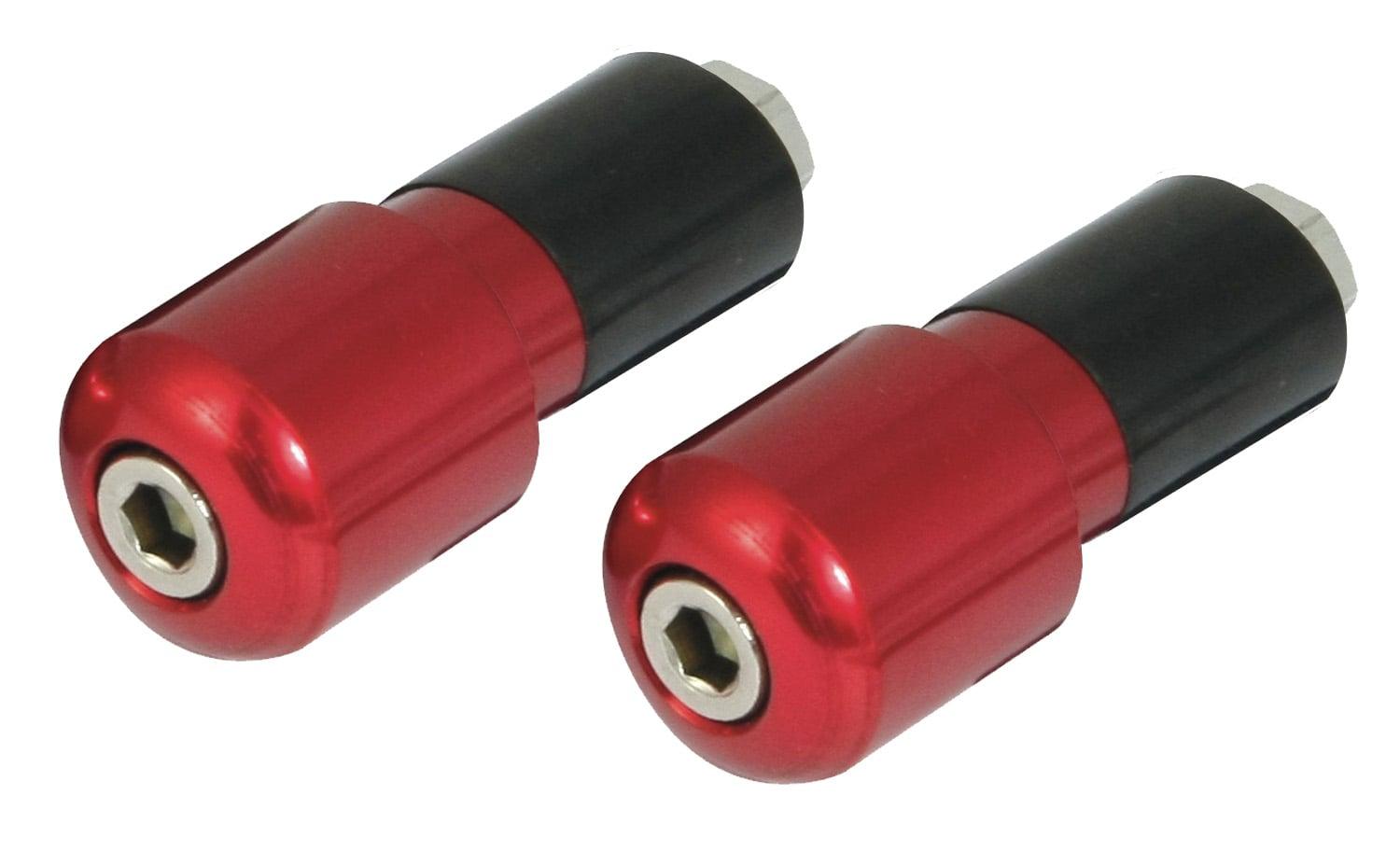BEWSL13R - Bike It Red 13mm Slim Bar End Weights