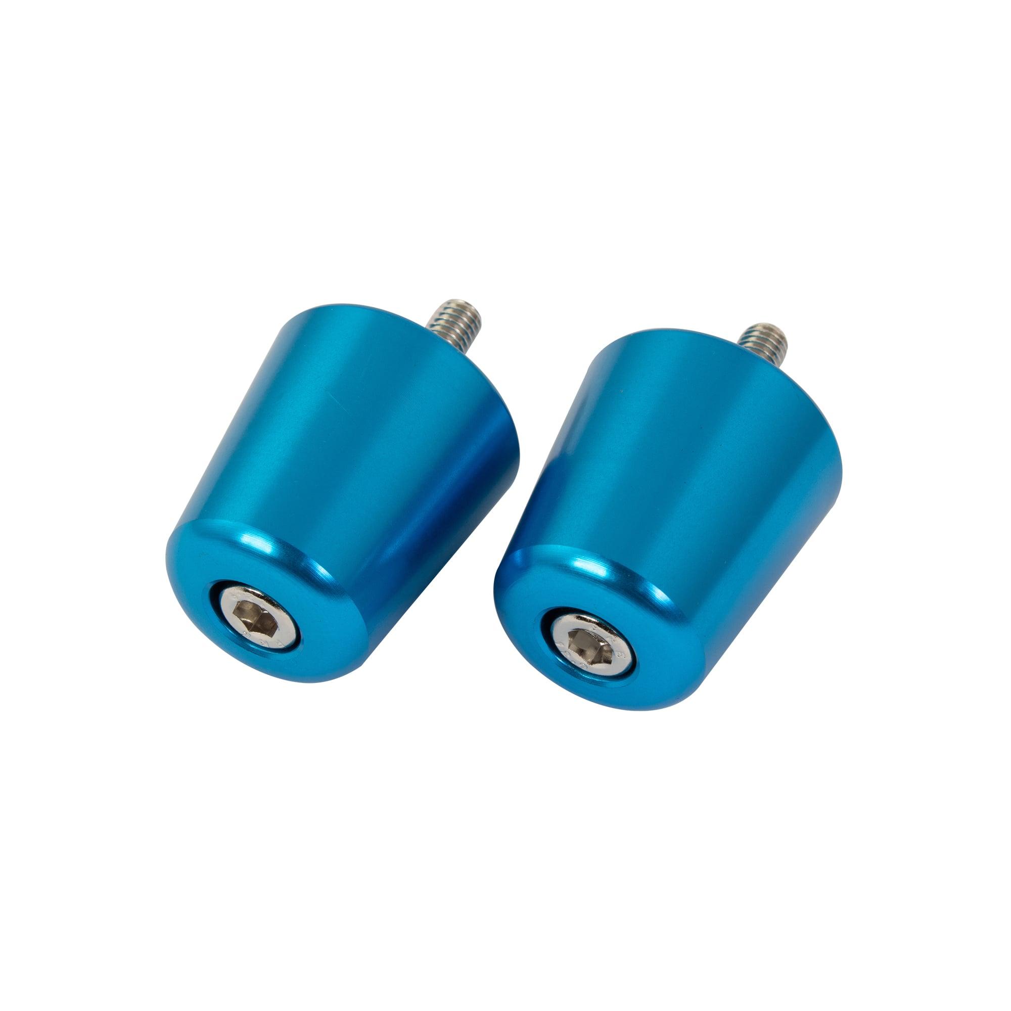BEWSGSXRBU - Bike It Alloy Suzuki Flush Type Blue Bar End Weights