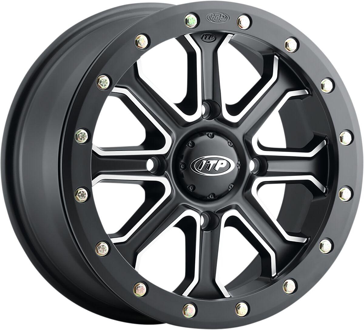 1422524727B - ITP Inertia Wheel For Can Am Commander 1000 EFI 2011-2017 Front 14x7" - Black