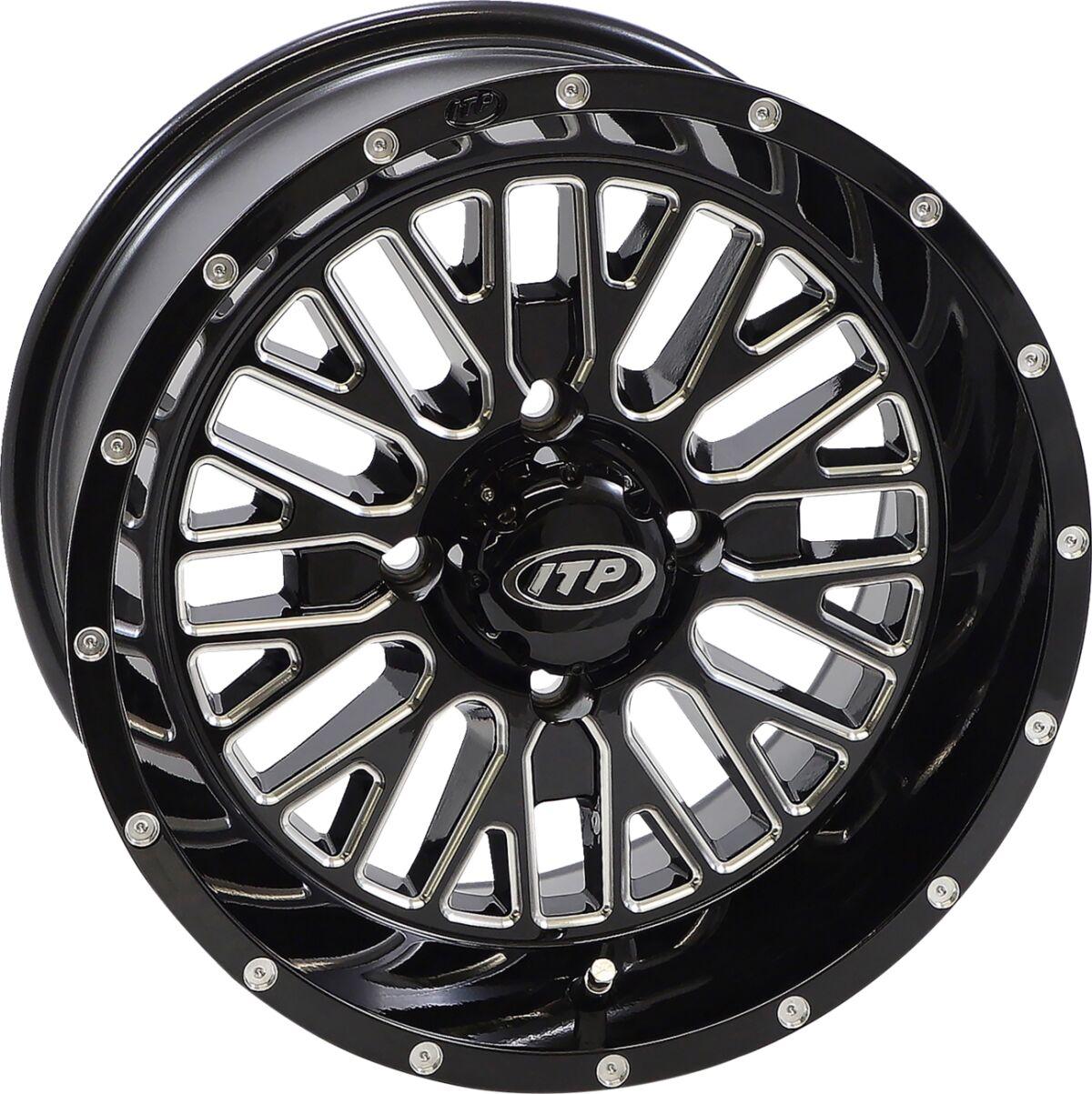 1422734731B - ITP Momentum Wheel For TGB Blade 1000 EFI 4X4 2018-2023 Fits Front Or Rear 14x7" - Black/Milled
