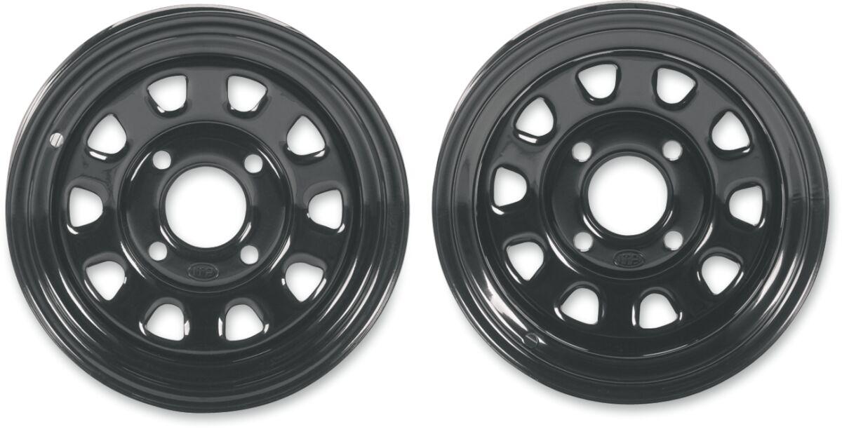 1222863014B - ITP Delta Steel Wheel For Can Am Commander 1000 EFI 2011-2017 Fits Front Or Rear - Black