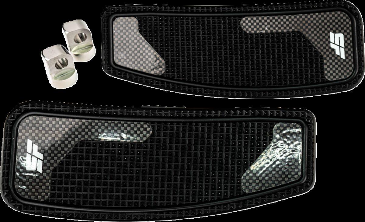 SF-906-00-1 - Slyfox Mini Floorboards For Harley Davidson E 1000 1936-1952 - Black