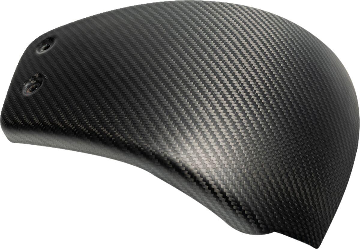 12062M - Slyfox Side Covers For Harley Davidson FLDE 1750 ABS 2018-2020 Right - Black/Carbon Fiber/Matte