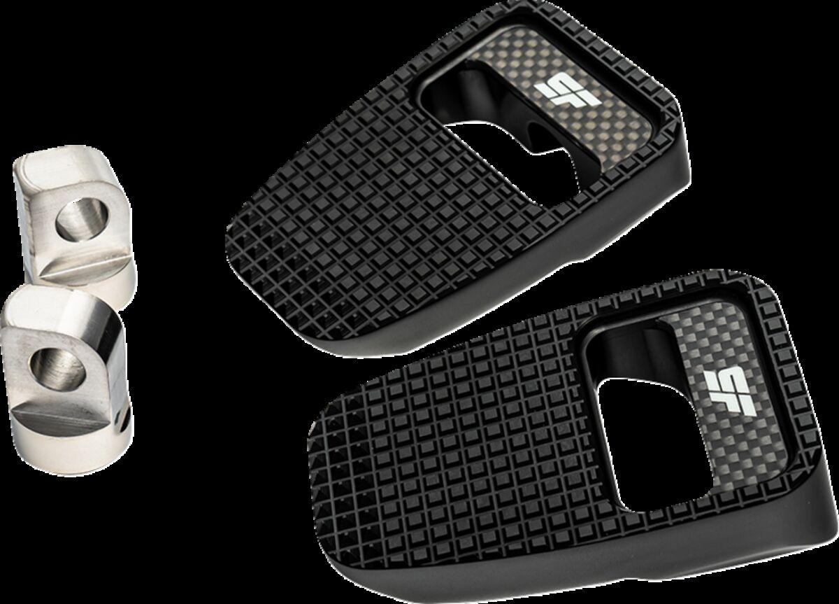 SF-904-00-1 - Slyfox Foot Pegs For Harley Davidson E 1000 1936-1952 - Black