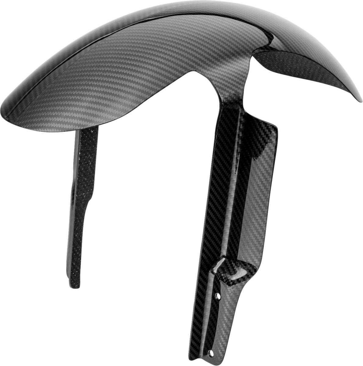 1033-FF1C - Slyfox Carbon Fibre Fender For Harley Davidson FLSB 1750 ABS 2018-2021 Front - Black Gloss