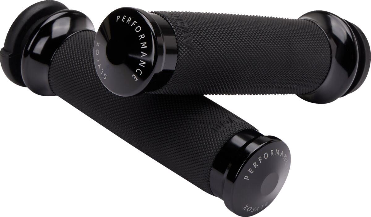 CC-86-AN-FL-FOX - Slyfox Grips For Harley Davidson FLDE 1750 ABS 2018-2020 - Black