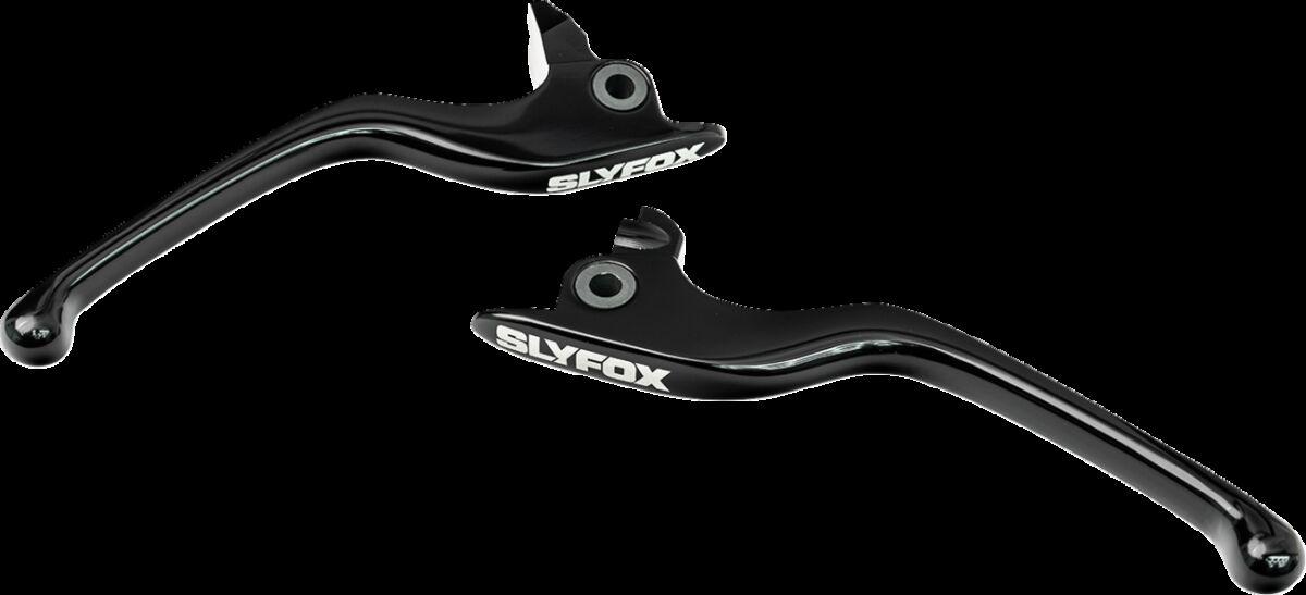1014-XCXA-B - Slyfox Clutch & Brake Levers Kit For Harley Davidson FLHR 1750 2017-2019 - Black