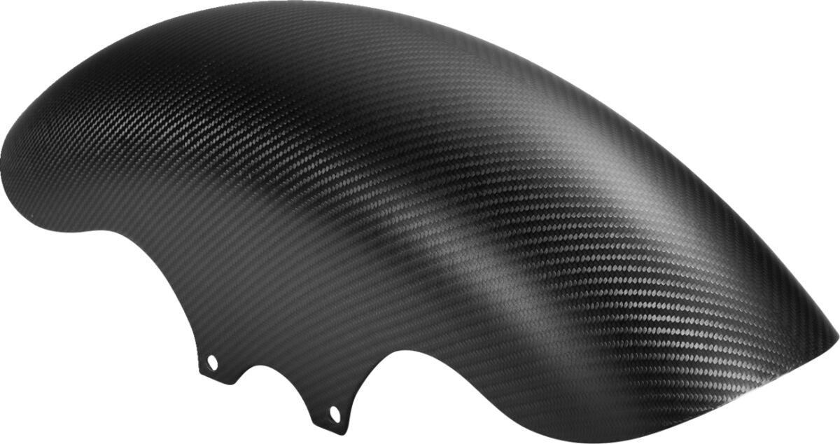 12057M - Slyfox Carbon Shorty Fender For Harley Davidson FLH 1868 ABS 2021 48.3 cm (19") Front - Black Matte