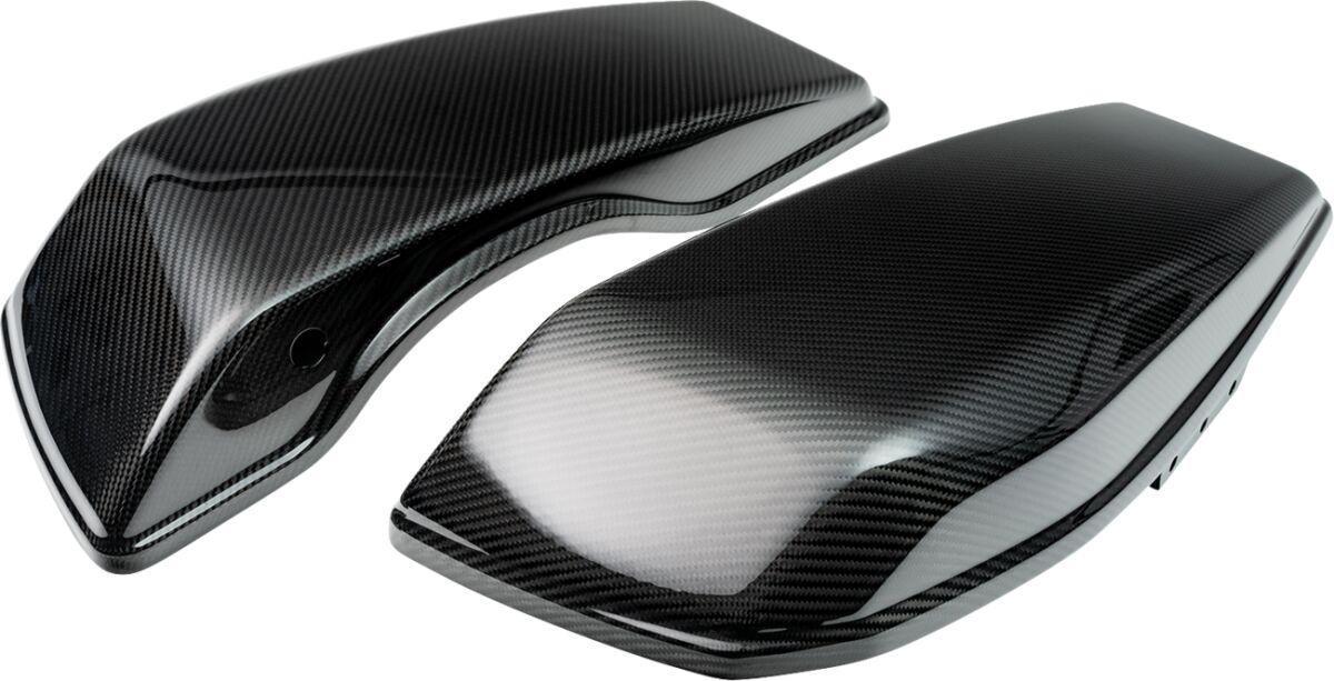 1022-SBLC-G - Slyfox Saddlebag Lids For Harley Davidson FLHX 1923 ABS 2024-2025 - Black/Gloss