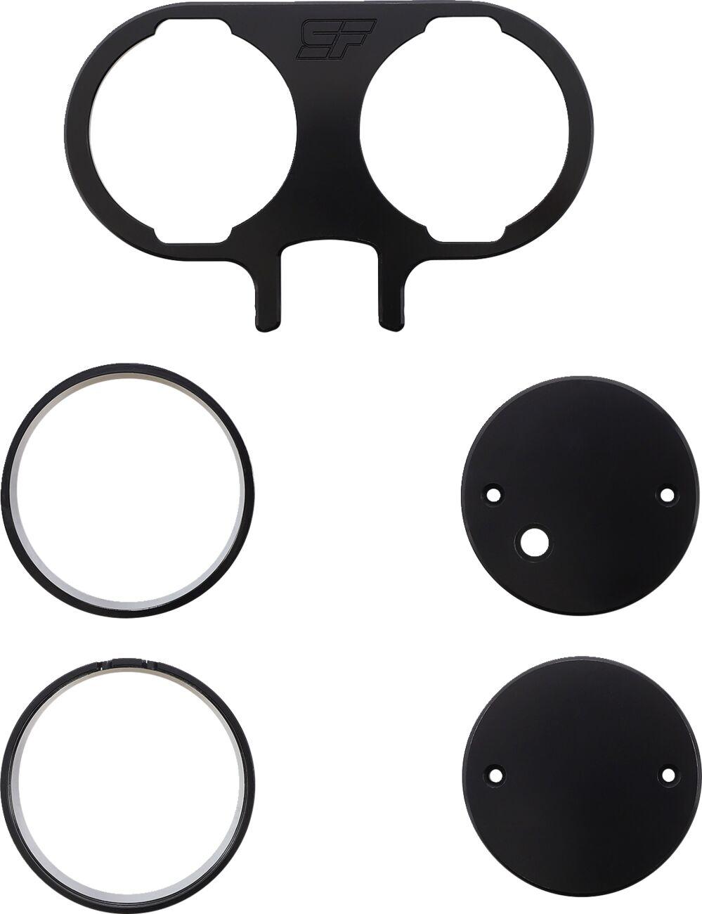 TM-SLY26 - Slyfox Gauge For Harley Davidson FLD 1690 2012-2013 - Black