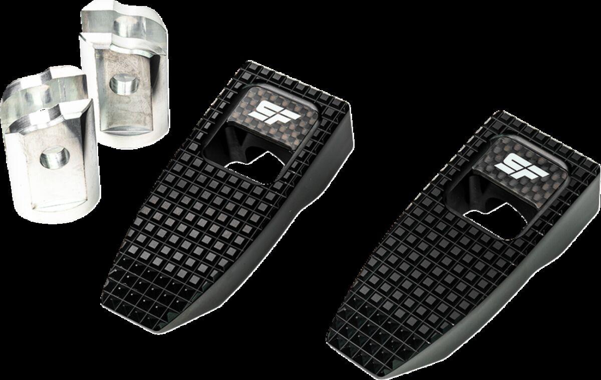 SF-903-01-1 - Slyfox Speed Foot Pegs For Harley Davidson FLDE 1750 ABS 2018-2020 Front - Black