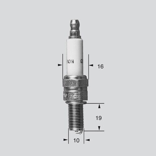CCH388 - Champion Spark Plug For Harley Davidson FLHR 1750 2017-2019