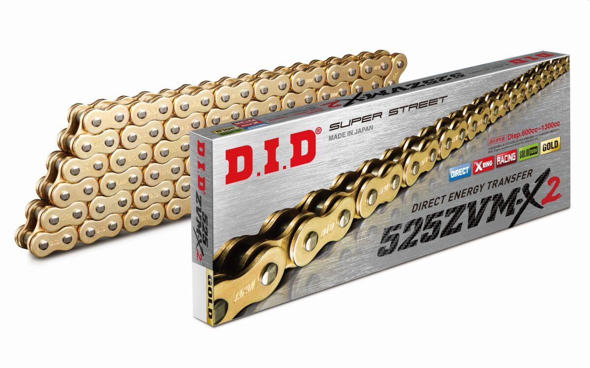 4525516135641 - DID 525 ZVM-X2 Chain 106 Links - Gold