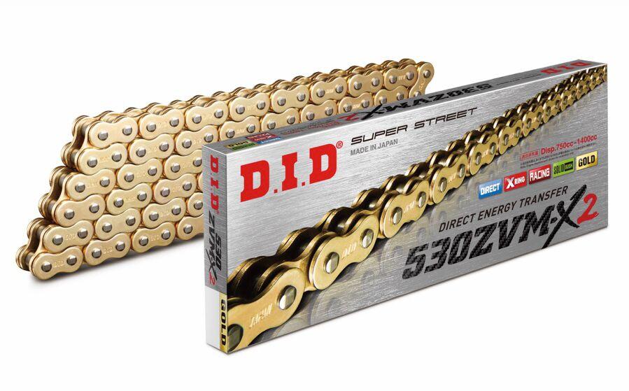 4525516140751 - DID ZVM-X2 Chain 128 Links - Gold