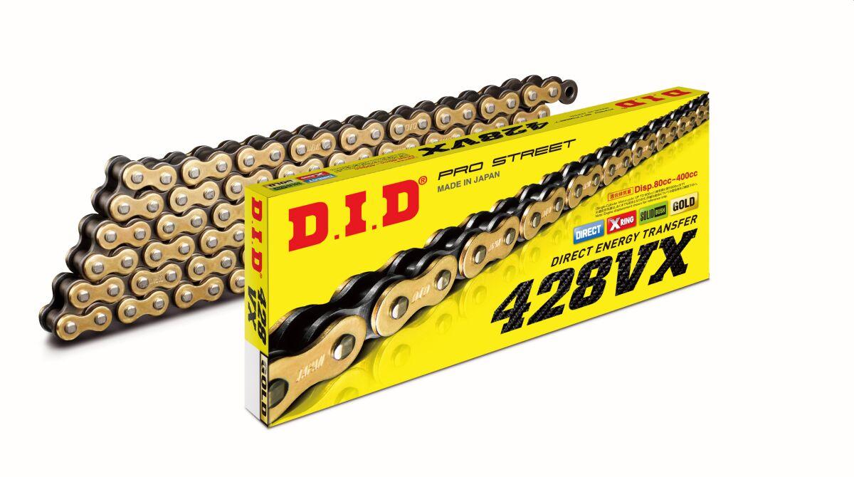 Did Gold/Steel 4525516368339 - 428 Vx Chain 136 Links