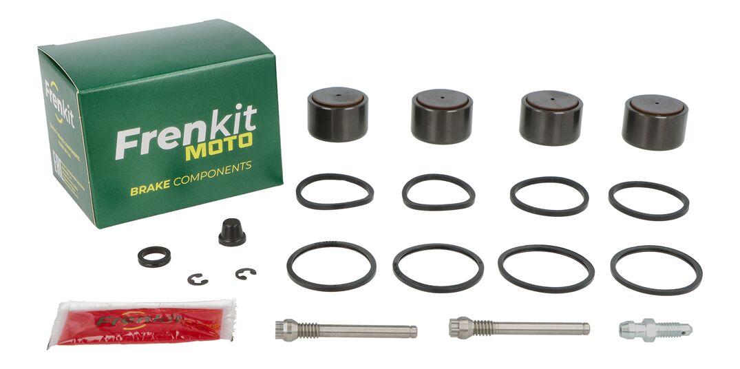 627004 - Frenkit Superkit Caliper Repair Kit For BMW R 1250 GS ABS 2019-2024 Fits Front Right - Black/Silver/Stainless Steel