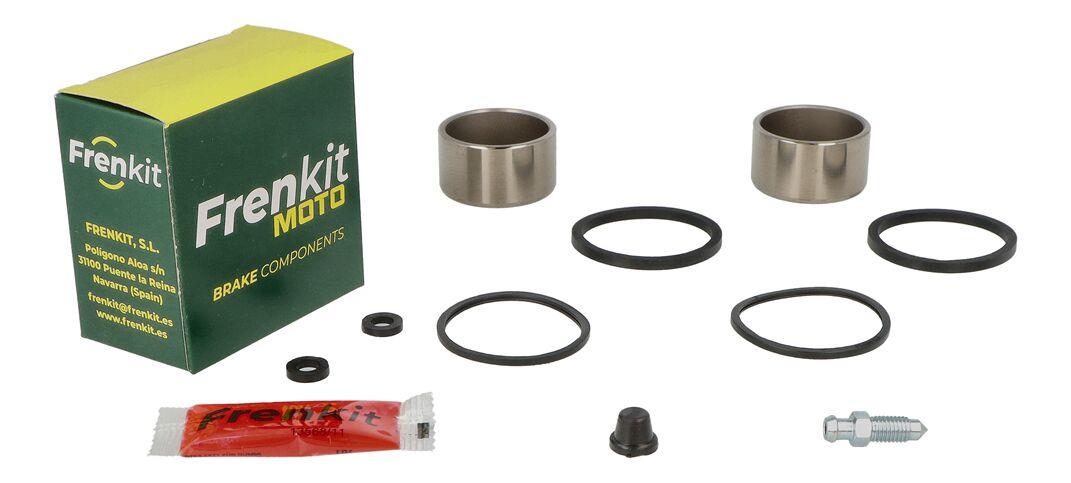 629042 - Frenkit Caliper Repair Kit With Piston For Yamaha RD 350 LC 1986-1990 Front - Black/Silver