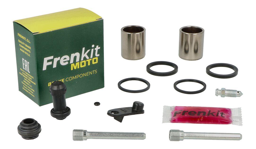 627062 - Frenkit Superkit Caliper Repair Kit For Kawasaki BN125 2000-2009 Fits Front Right - Black/Silver/Stainless Steel