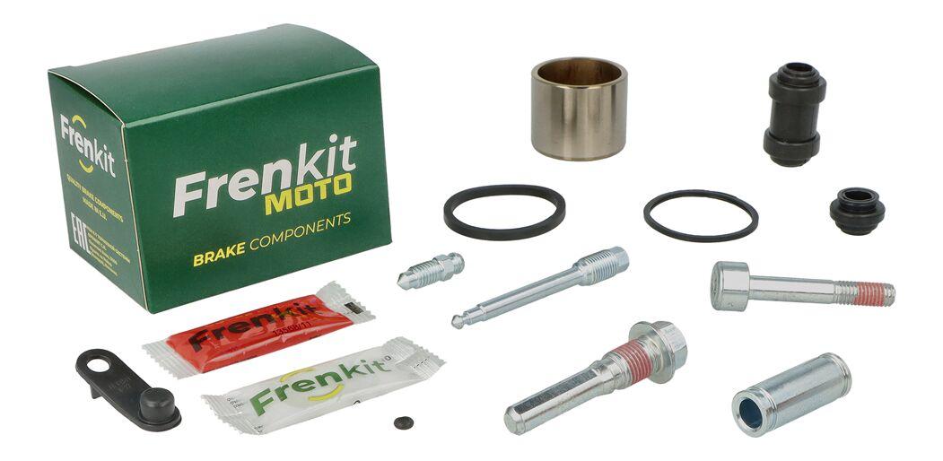 627043 - Frenkit Superkit Caliper Repair Kit For Kawasaki EN 650 2015-2016 & 2019-2020 Fits Rear Left/Right - Black/Silver/Stainless Steel