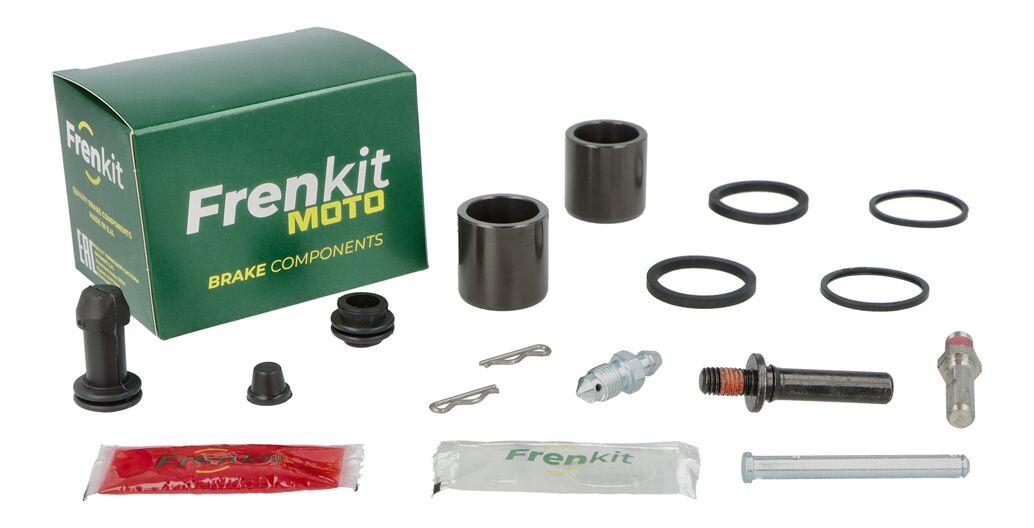 627022 - Frenkit Superkit Caliper Repair Kit For BMW G 450 X 2008-2011 Fits Front Left - Black/Silver/Stainless Steel