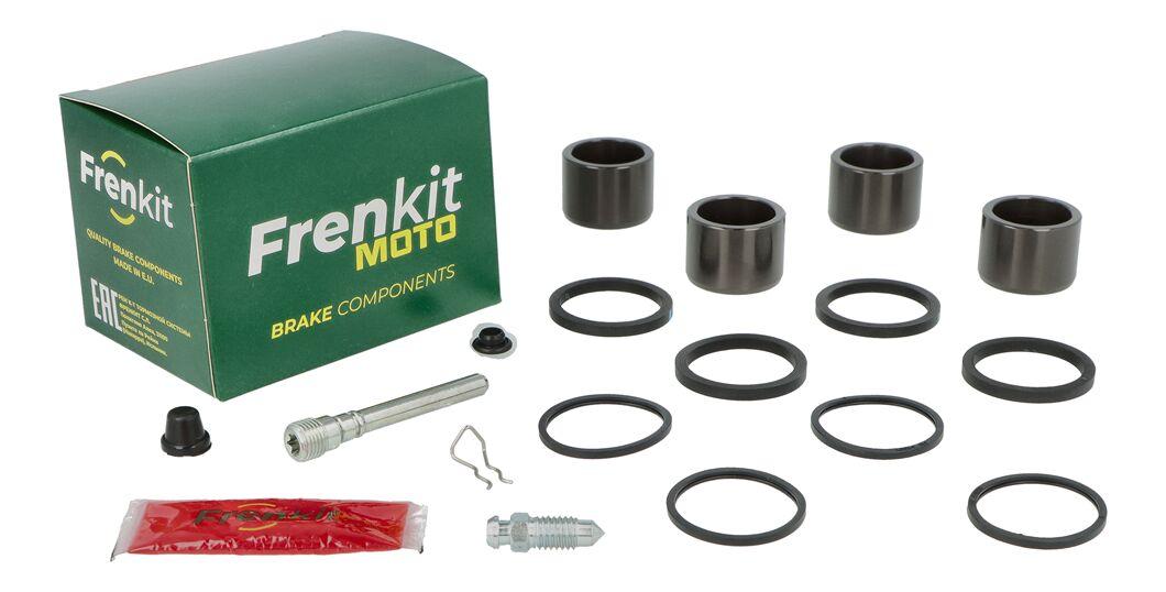 627006 - Frenkit Superkit Caliper Repair Kit For BMW C 400 GT ABS 2019-2020 Fits Front Right - Black/Silver/Stainless Steel