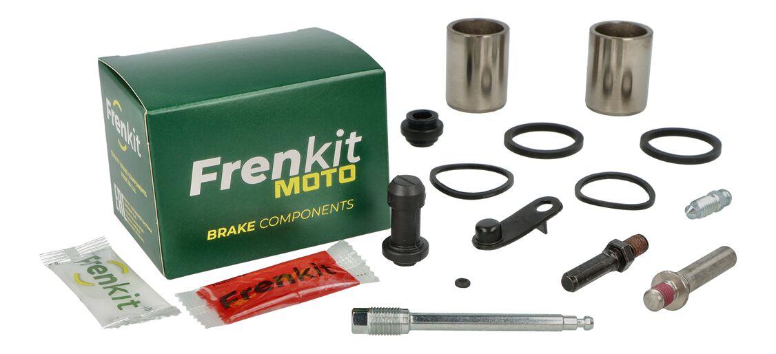 627080 - Frenkit Superkit Caliper Repair Kit For Kawasaki EN 650 2015-2016 & 2019-2020 Fits Front Right - Black/Silver/Stainless Steel