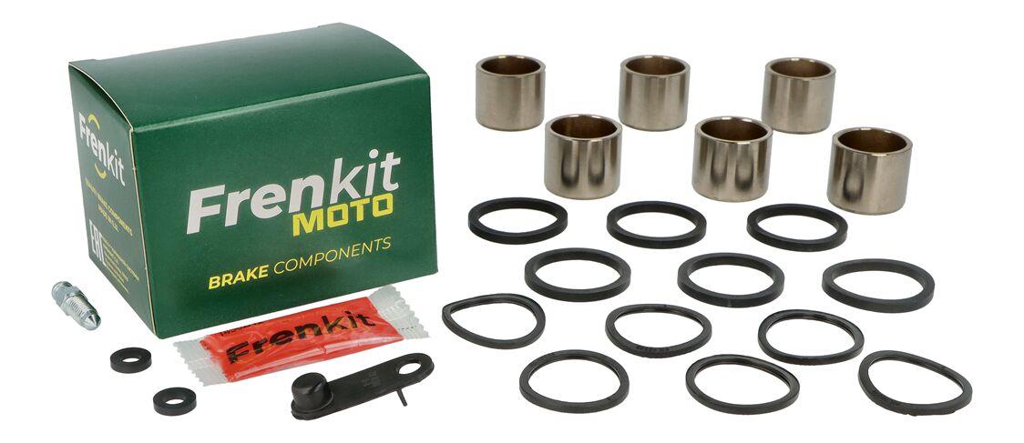 629086 - Frenkit Caliper Repair Kit With Piston For Kawasaki ZX-6 R 600 1998-1999 Front - Black/Silver