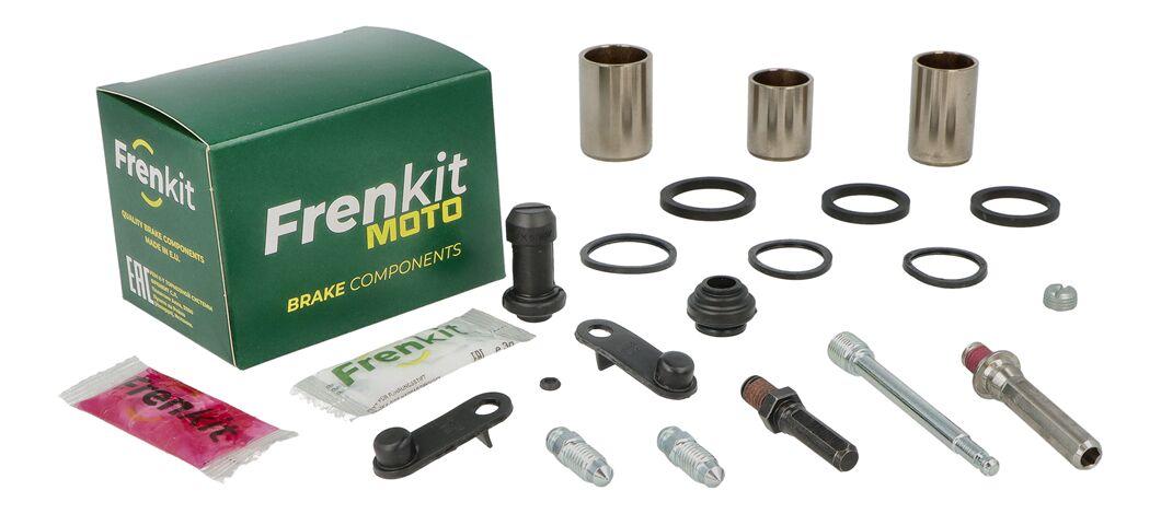 627036 - Frenkit Superkit Caliper Repair Kit For Honda CBR 1100 XX 1997-2003 23/25 mm Fits Front - Black/Silver/Stainless Steel