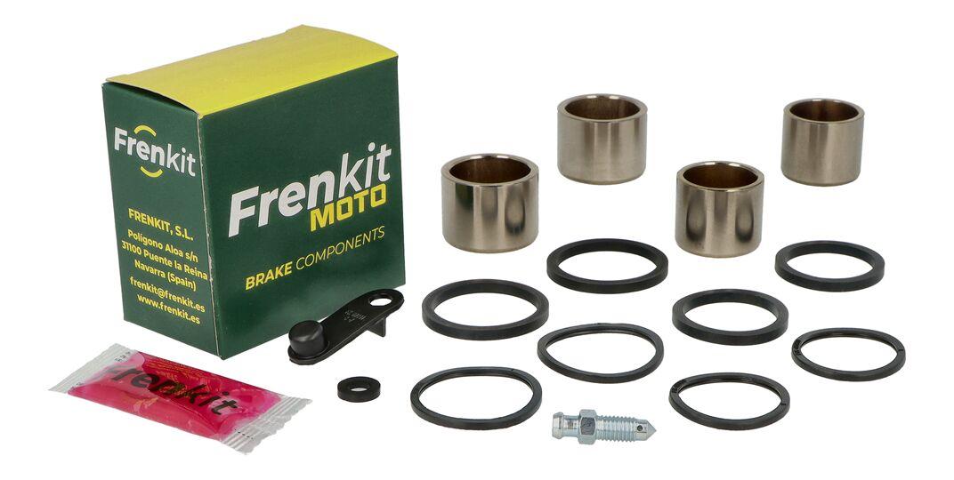629070 - Frenkit Caliper Repair Kit With Piston For Kawasaki KLZ 1000 ABS 2012-2018 Front - Black/Silver