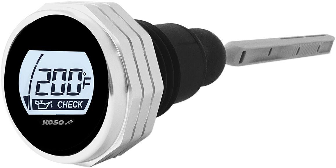 BA053011 - Koso Oil Dipstick For Harley Davidson FLHR 1584 2007-2011 Black/Silver