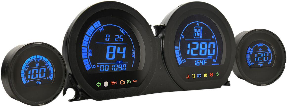 BA064900 - Koso HD-03 - Four-Piece LCD Gauge Kit For Harley Davidson FLH 1868 ABS 2021