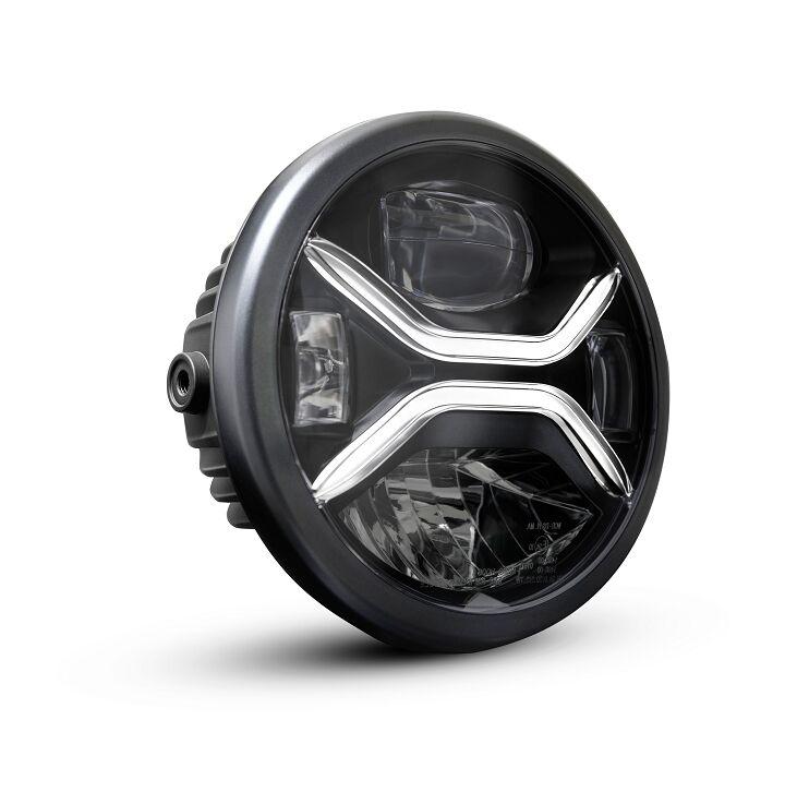 GA030000 - Koso Xenith LED Headlight Front Black Clear