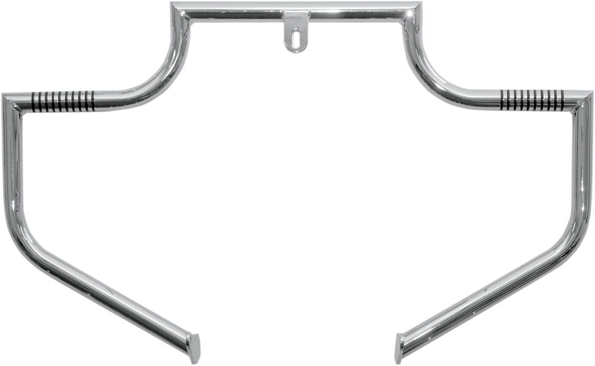 104-1 - Lindby Linbar Highway Bar For Harley Davidson FXDF 1584 2008-2011 - Chrome