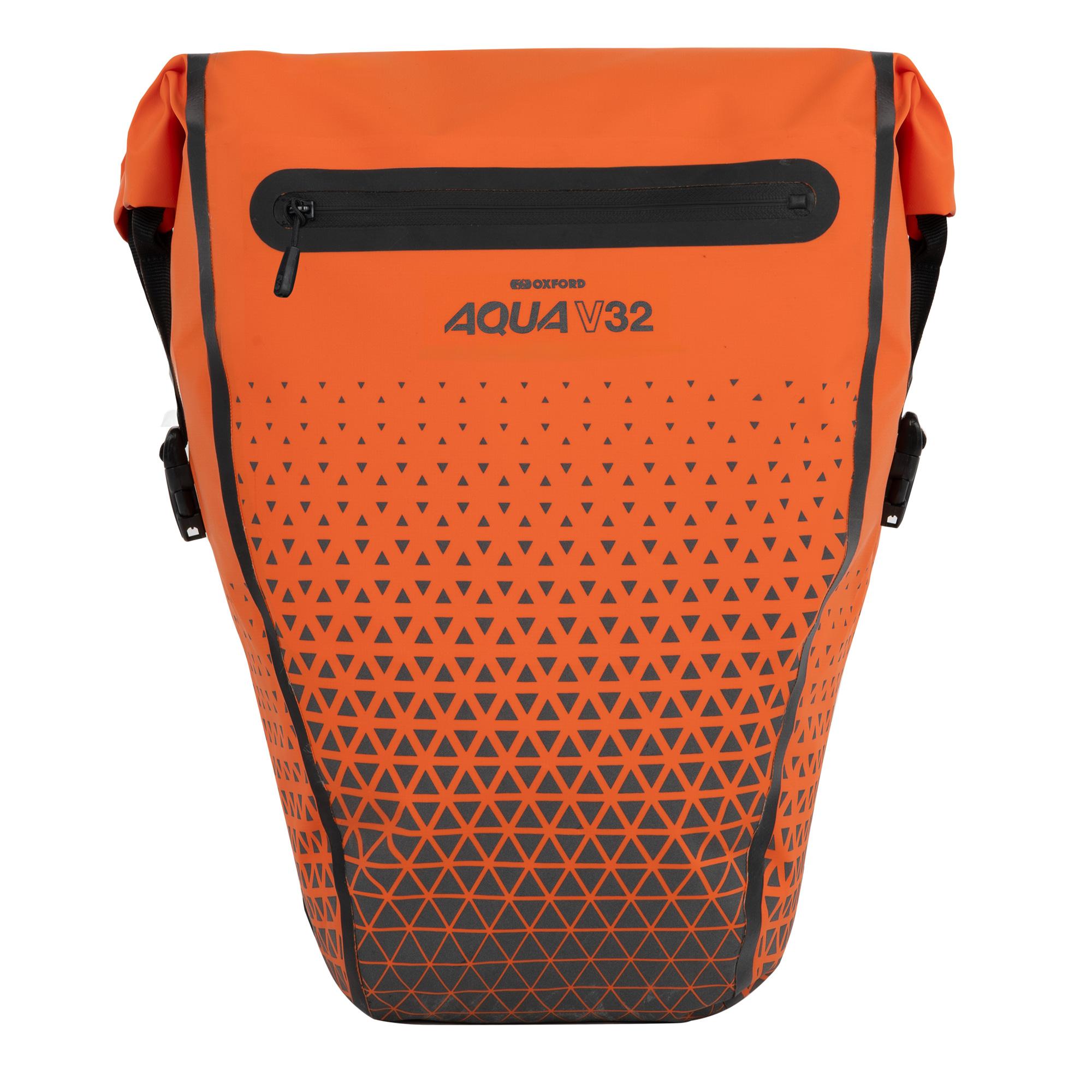 63693 - Oxford Aqua V 32 Double Pannier Bag Orange