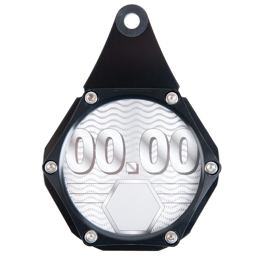 45307 - Oxford Hexagon Tax Disc Holder Black