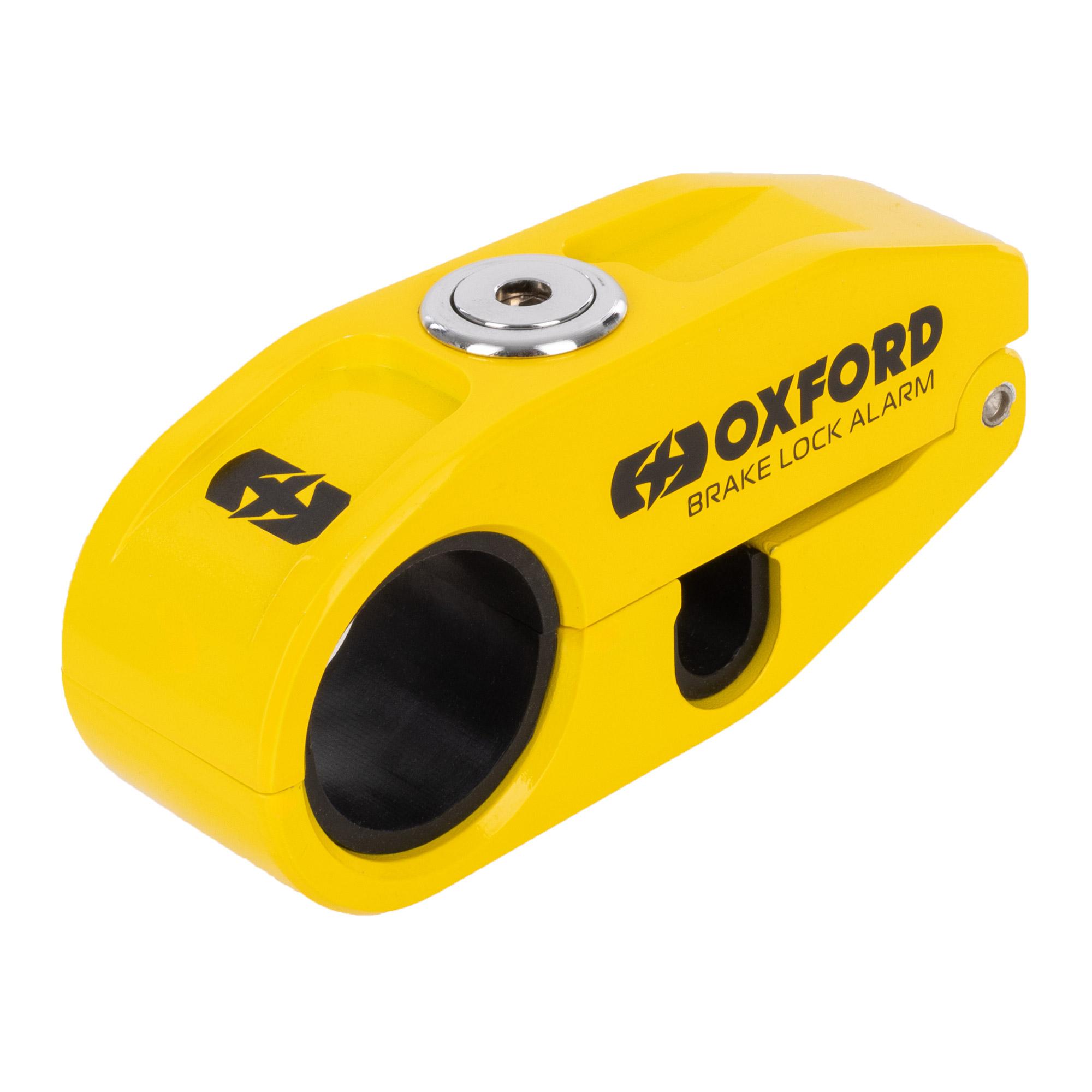 61120 - Oxford Brake Lock Alarm Yellow